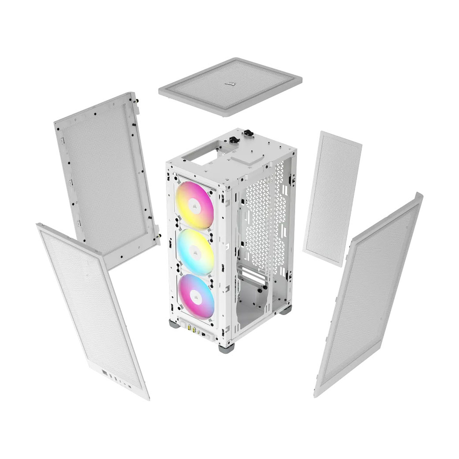 CORSAIR ICUE 2000D RGB AIRFLOW ITX TOWER WHITE thumbnail 13