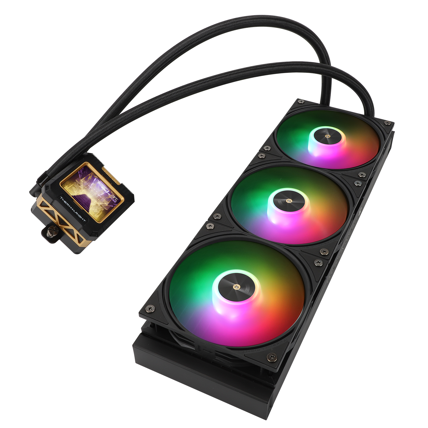 THERMALRIGHT FROZEN WARFRAME 360 ARGB W/2.4IPS SCREEN BLACK thumbnail 2