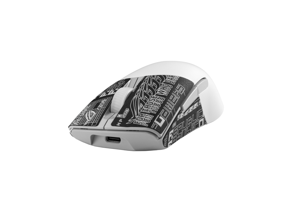 ASUS ROG KERIS WIRELESS AIMPOINT GAMING MOUSE WHITE thumbnail 5