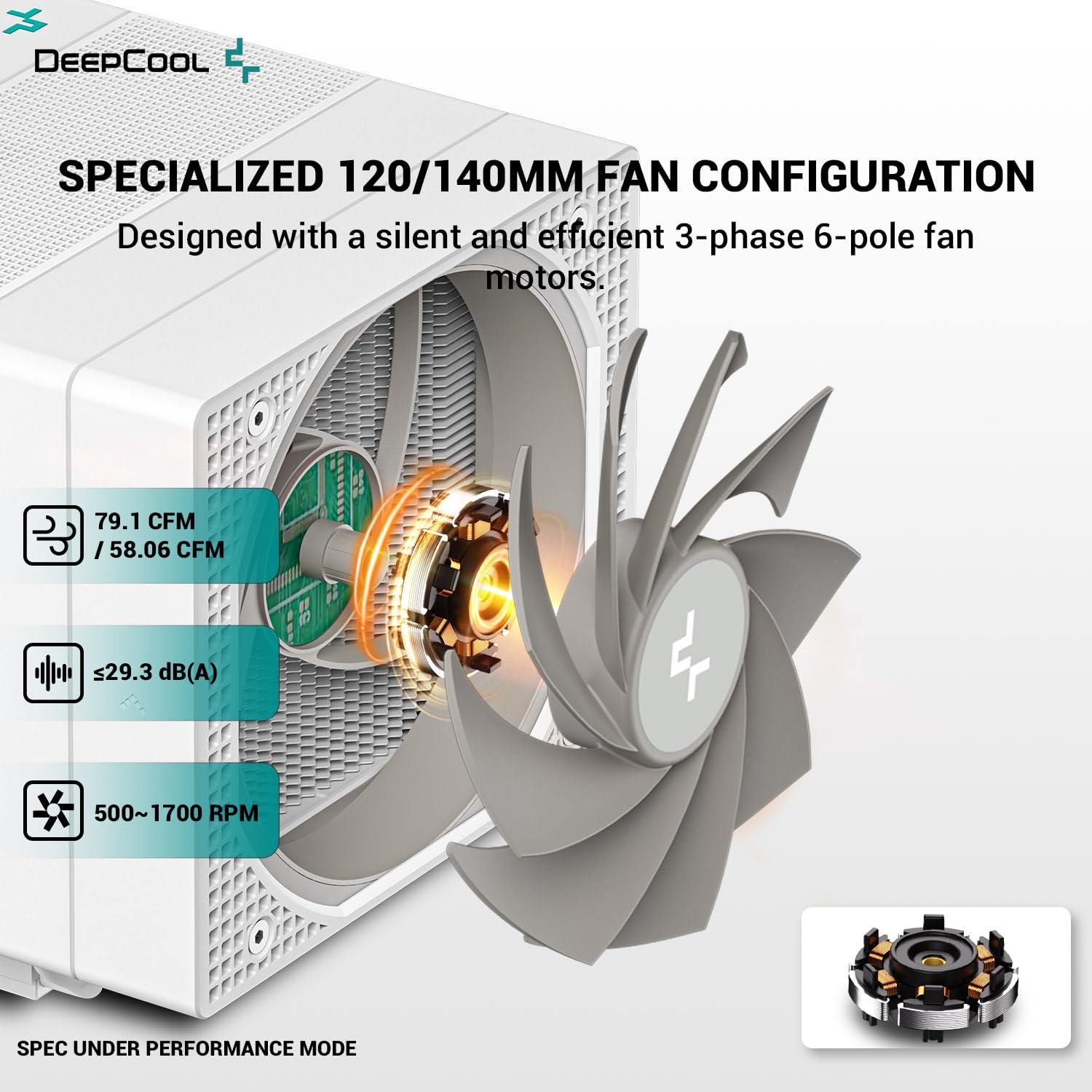 DEEPCOOL ASSASSIN IV PREMIUM CPU AIR COOLER WHITE thumbnail 4
