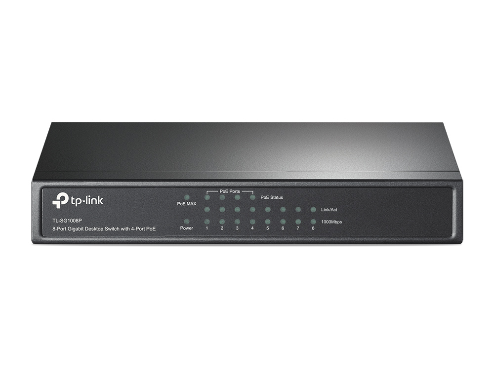 TL-SG1008P POE SWITCH 8-PORT GIGA W/4*POE