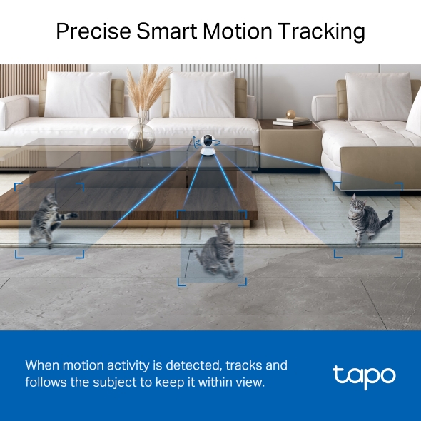 TP-LINK Tapo C220 2K QHD Pan/Tilt AI Home Security thumbnail 8