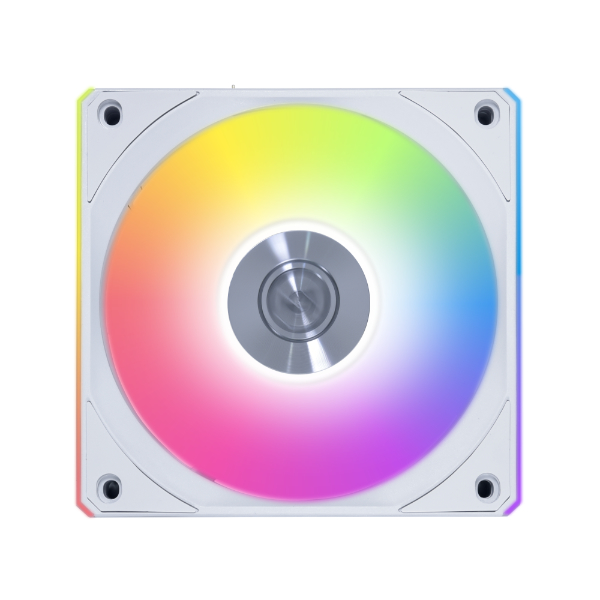 LIAN LI 120MM UNI FAN R12CL LED REVERSE WIRELESS WH(1PACK) thumbnail 3
