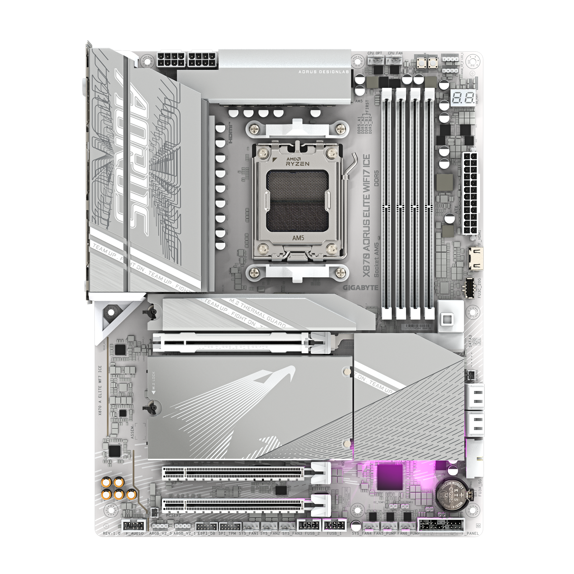 GIGABYTE X870 AORUS ELITE WIFI7 ICE thumbnail 2