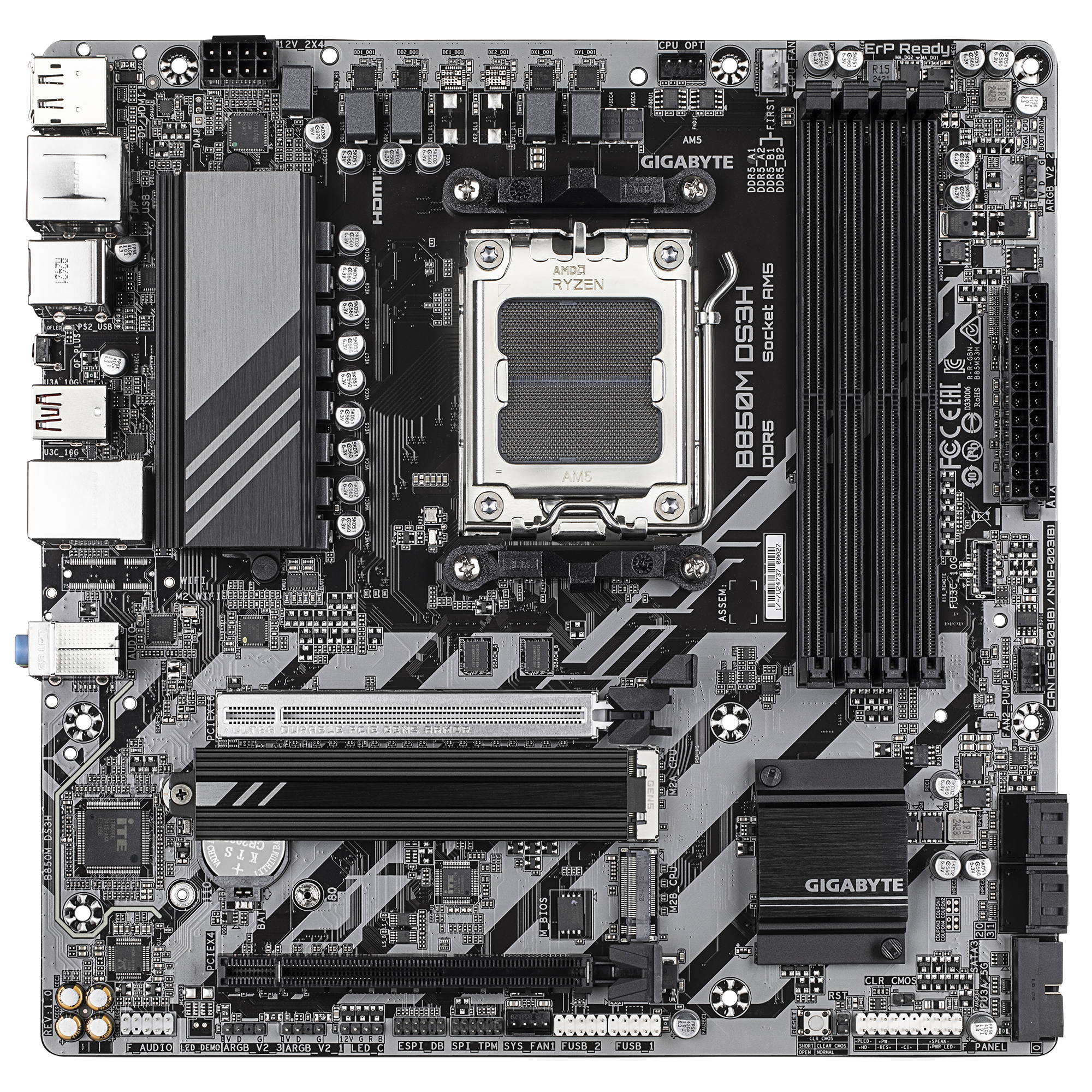 GIGABYTE B850M DS3H thumbnail 2