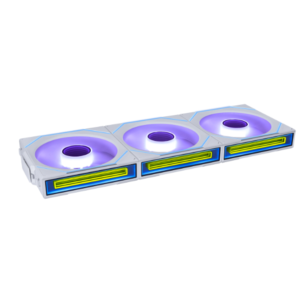 LIAN LI UNI FAN SL-INF WIRELESS 120 REVERSE BLADE WH (3PK) thumbnail 2