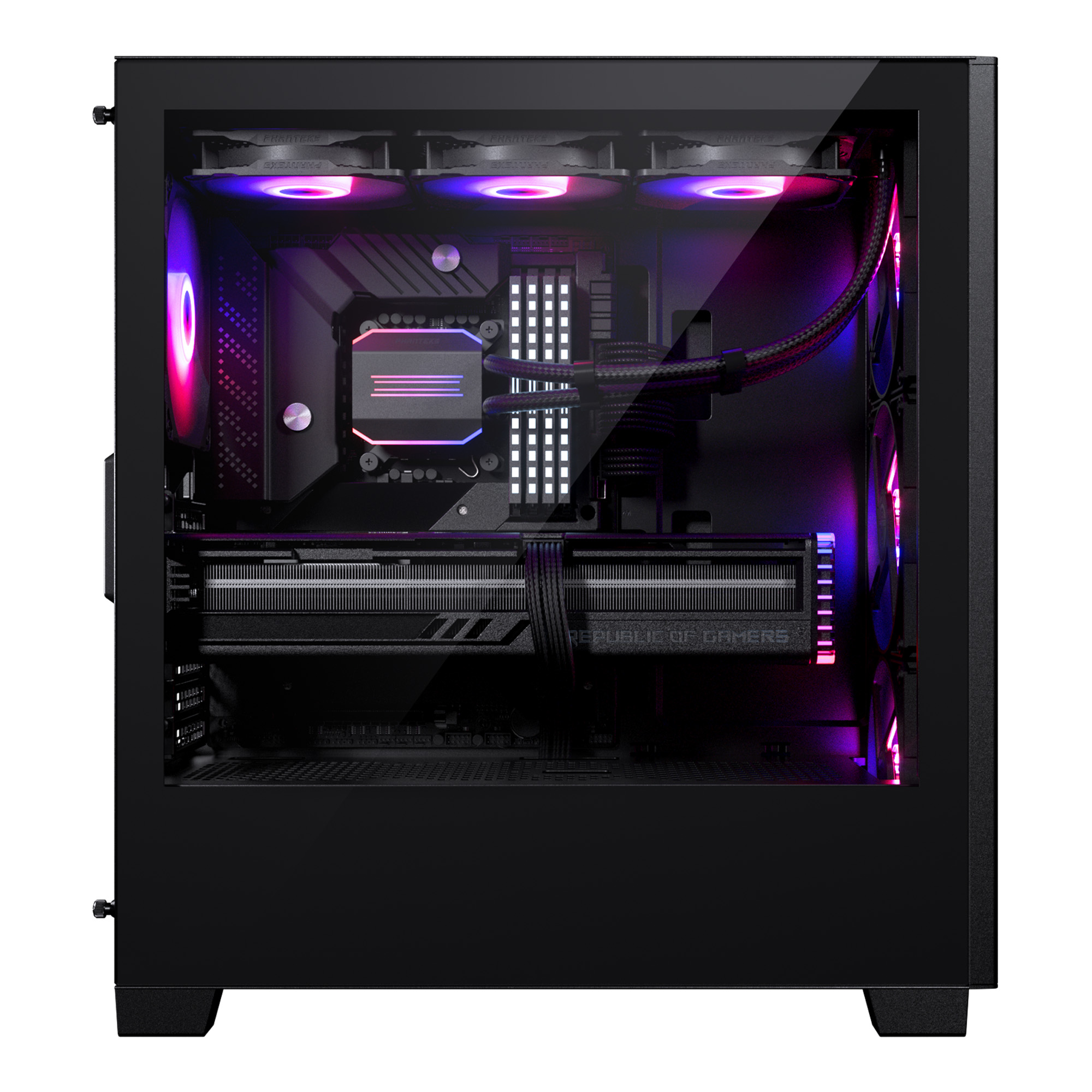 PHANTEKS XT PRO ULTRA TEMPERED GLASS MID TOWER CASE BLACK thumbnail 4