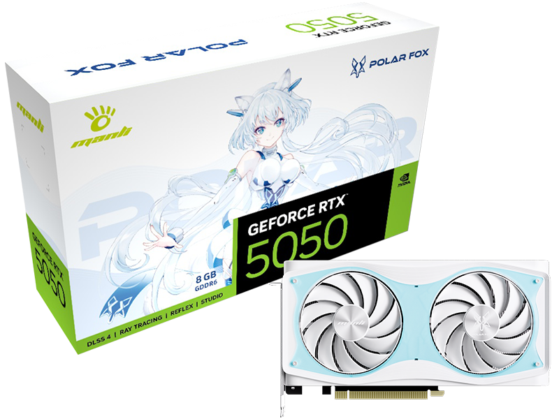 MANLI RTX5050 8GB GDDR6 OC POLAR X2 thumbnail 8