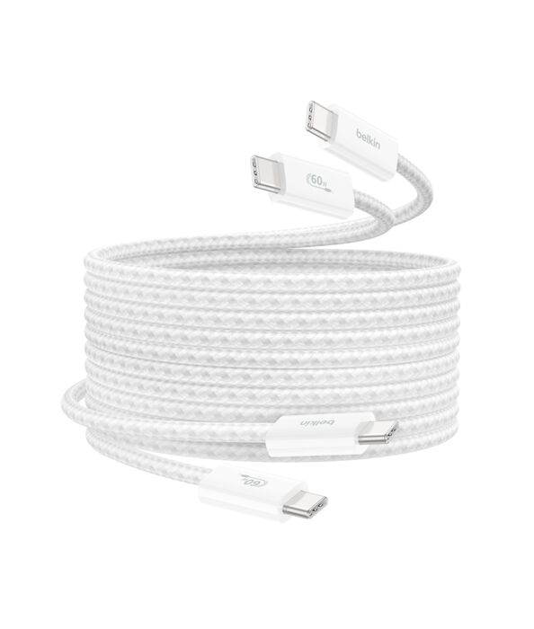 BoostCharge USB-C至USB-C編織連接線(60W/1.5米/2PK)