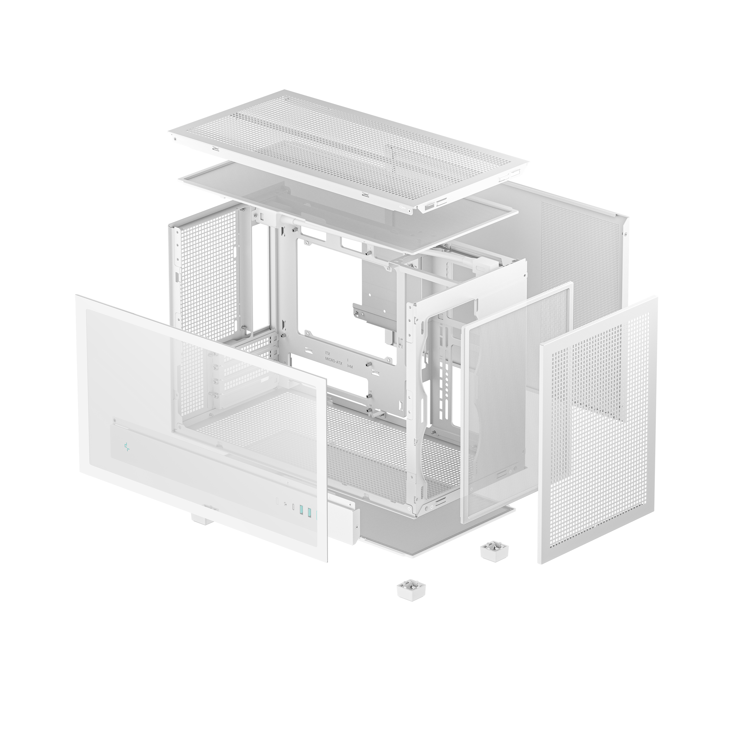 DEEPCOOL CH260 MATX CASE WHITE thumbnail 10