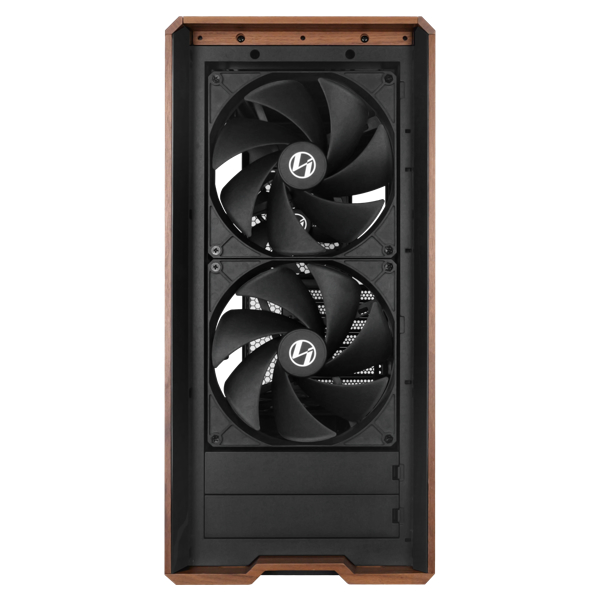 LIAN LI LANCOOL 217 WOODEN MID-TOWER CASE BLACK thumbnail 3