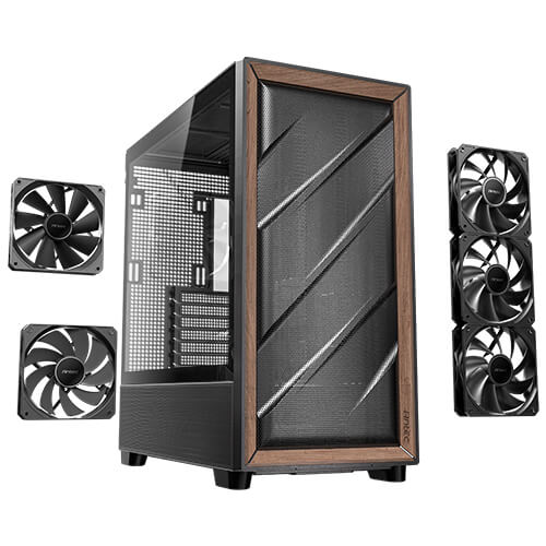ANTEC FLUX CASE BLACK thumbnail 21