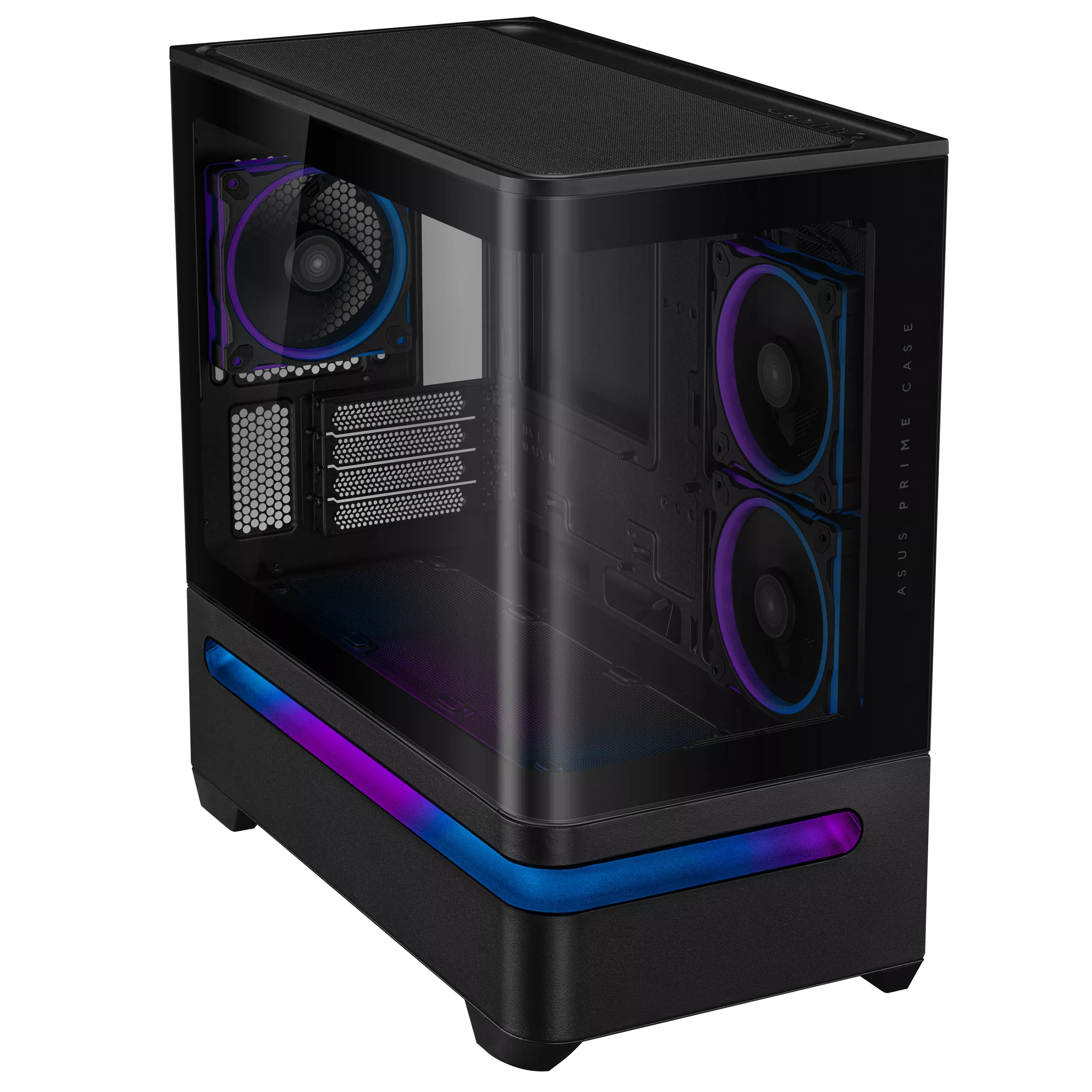ASUS PRIME AP202 TG ARGB MATX CASE BLACK thumbnail 2