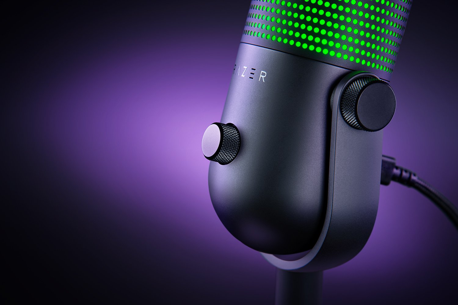 RAZER SEIREN V3 CHROMA 電容式麥克風 黑色 thumbnail 3