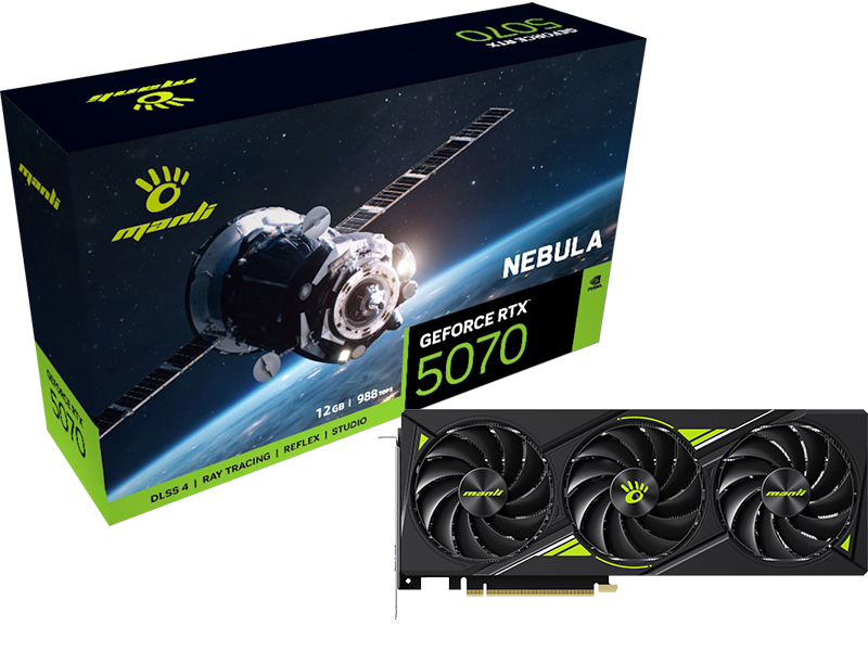 MANLI RTX5070 12GB GDDR7 NEBULA X3 thumbnail 3