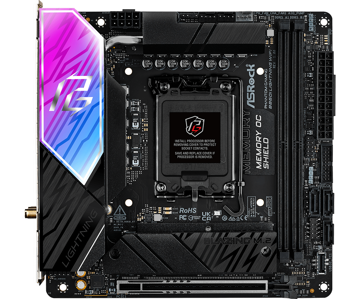 ASROCK B860I LIGHTING WIFI thumbnail 2