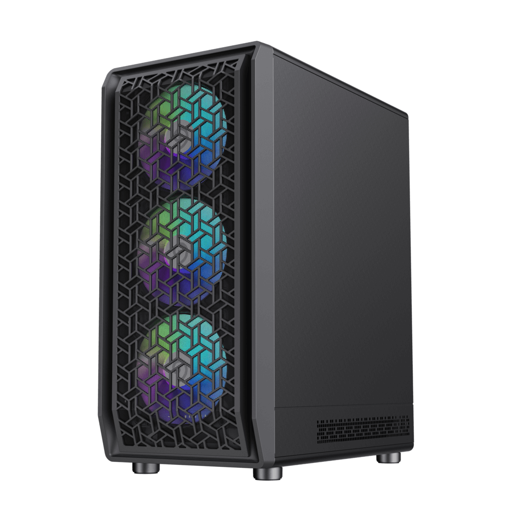 GAMEMAX FORGE AB ATX CASE BLACK thumbnail 5