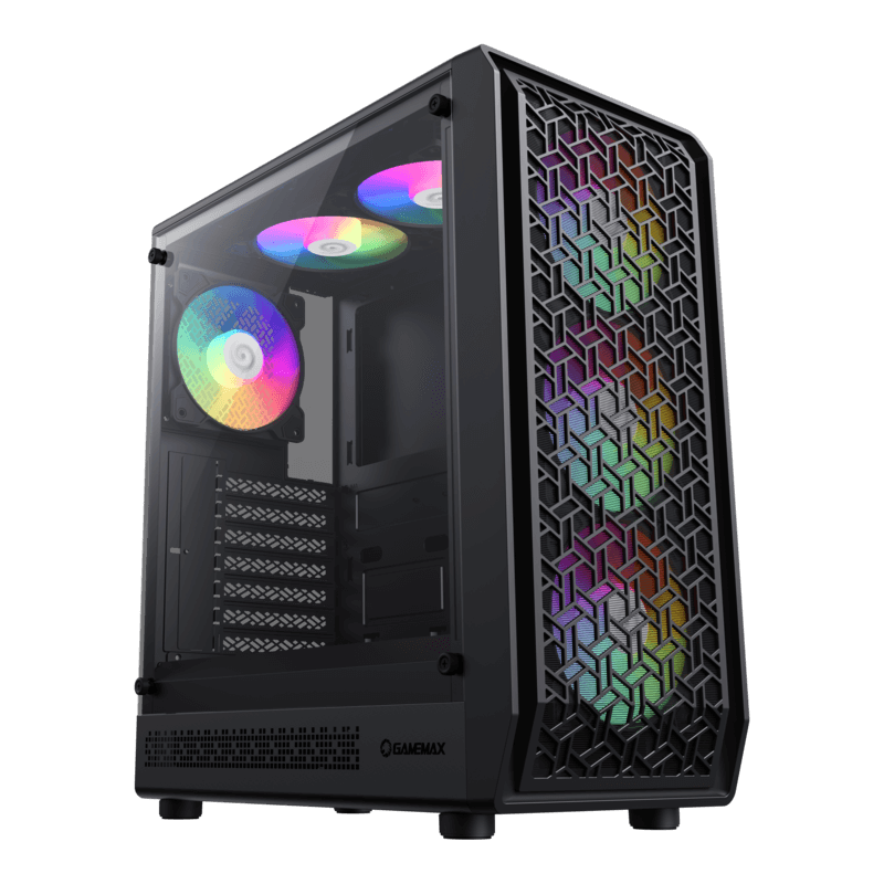 GAMEMAX FORGE AB ATX CASE BLACK thumbnail 6