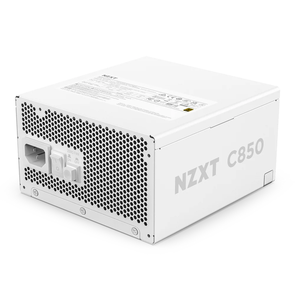 NZXT C850 GOLD ATX 3.1 850W FULL MODULAR PSU WHITE thumbnail 5