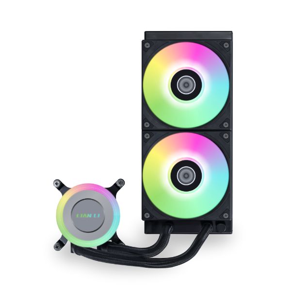 LIAN LI GALAHAD II LITE 240R AIO CPU WATER COOLER BLACK thumbnail 2