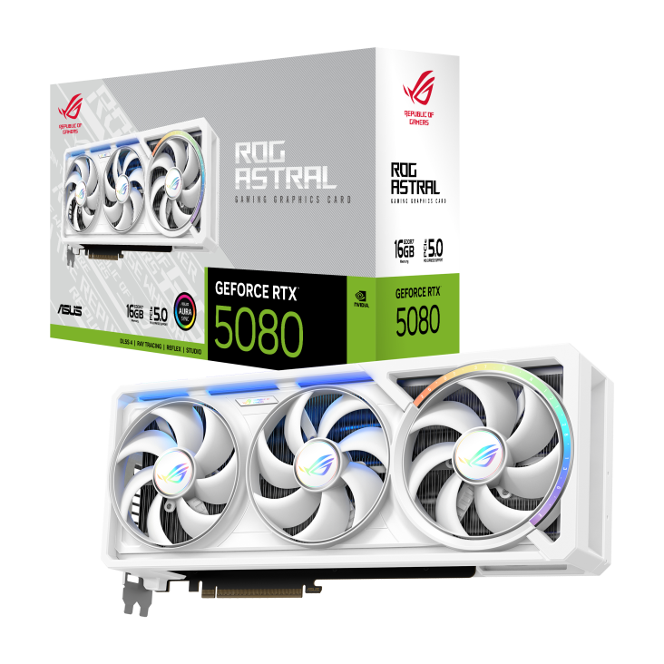 ROG ASTRAL RTX5080 O16G GAMING WHITE thumbnail 5