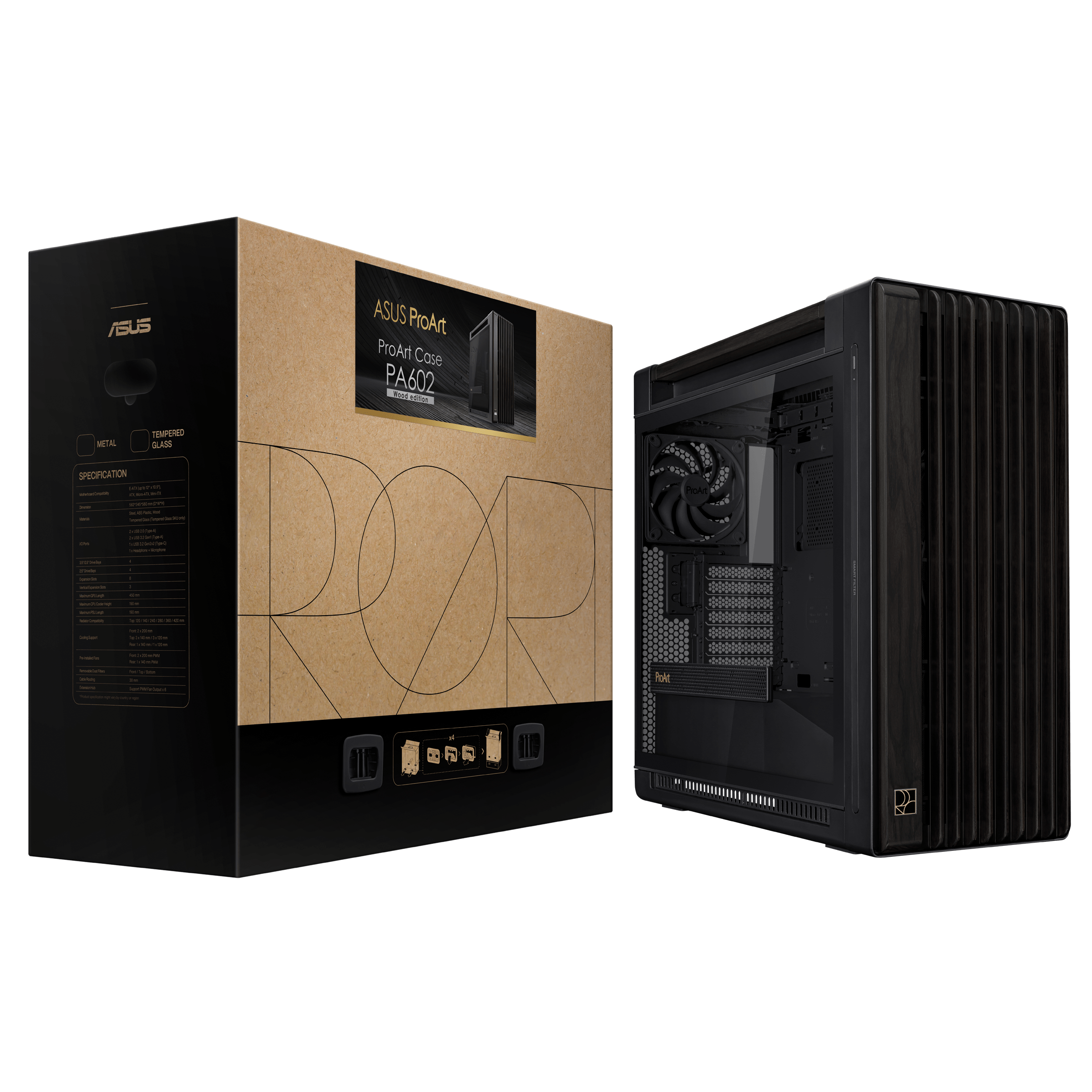 ASUS PROART PA602 WOOD TG PWM BLACK thumbnail 12