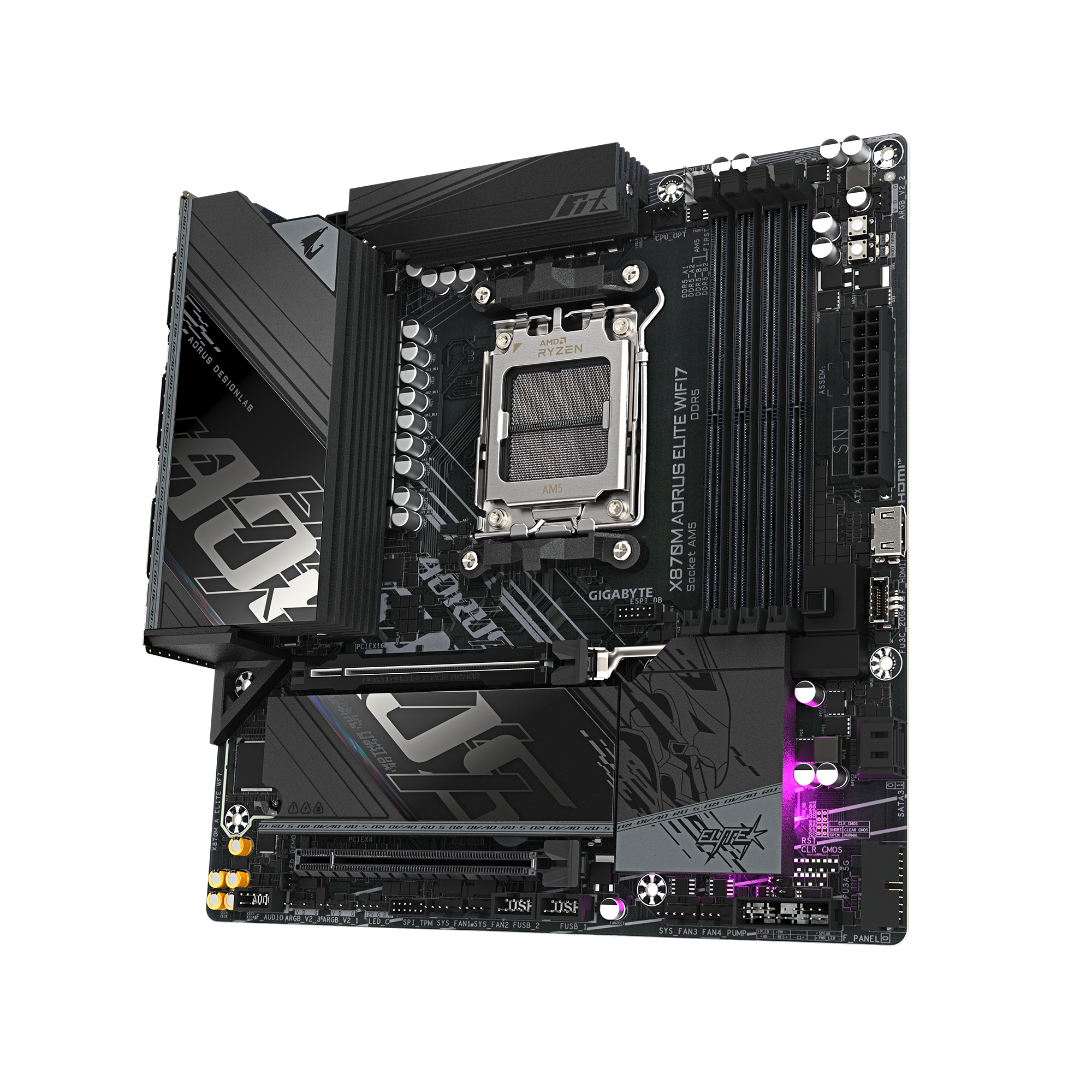 GIGABYTE X870M AORUS ELITE WIFI7 thumbnail 3