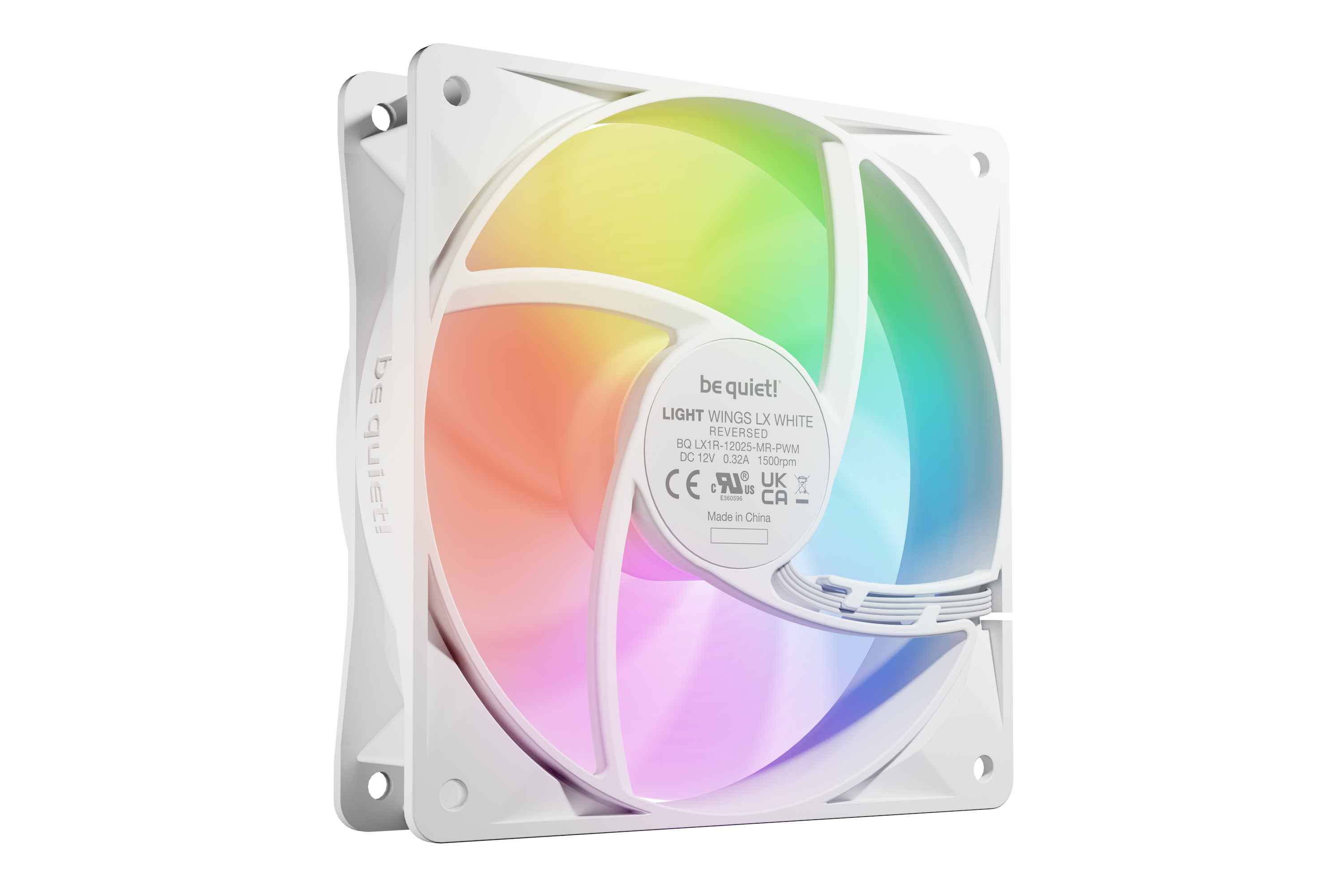 LIGHT WINGS LX 120MM PWM REVERSE WHITE (BL133)