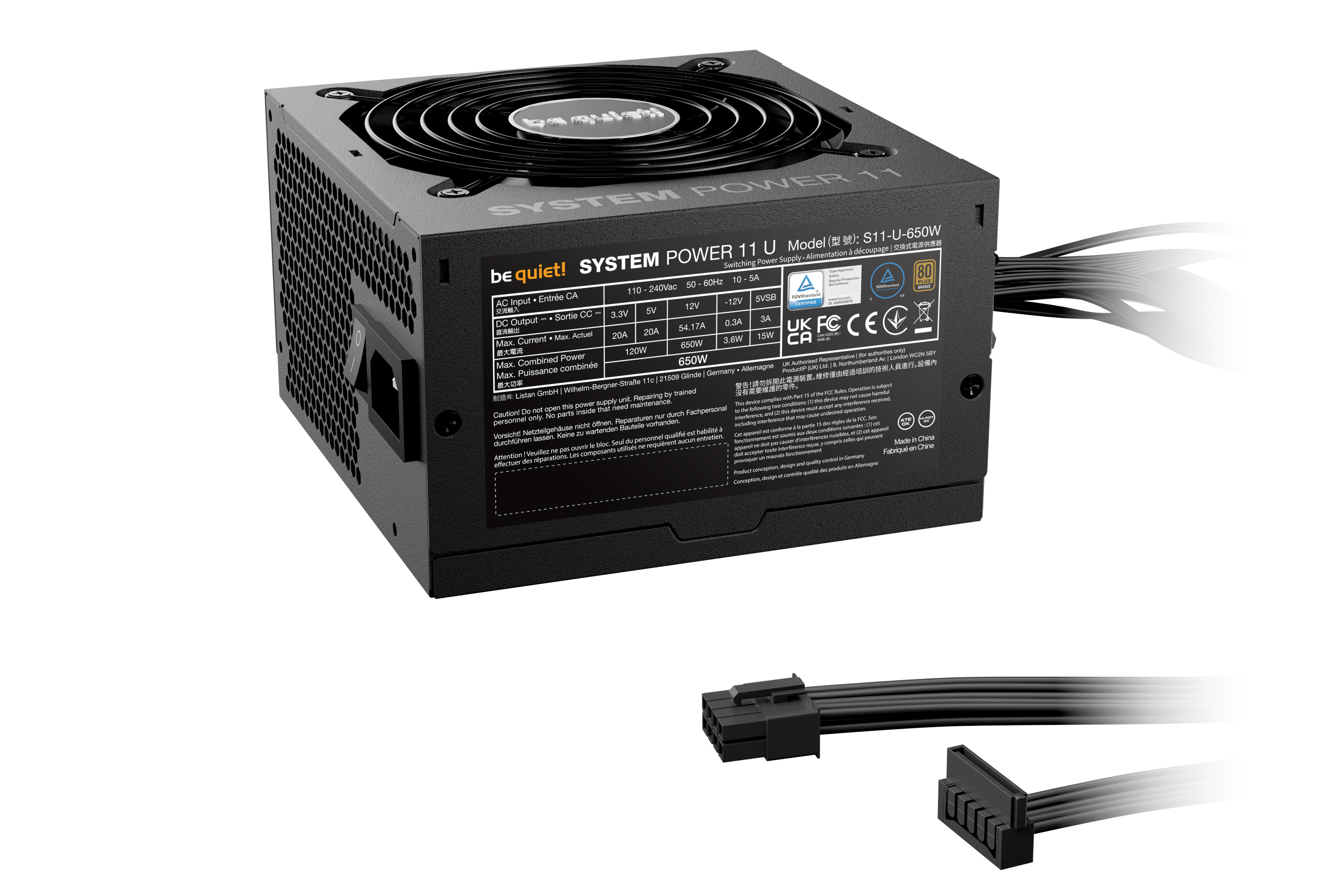 BE QUIET! SYSTEM POWER 11 U 650W thumbnail 2