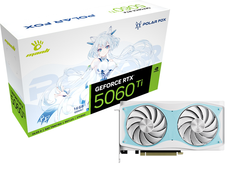 RTX5060TI 16GB GDDR7 OC POLAR X2 thumbnail 5