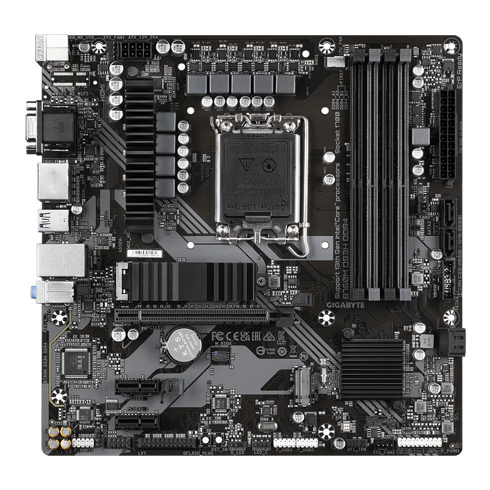 GIGABYTE B760M DS3H DDR4 thumbnail 2