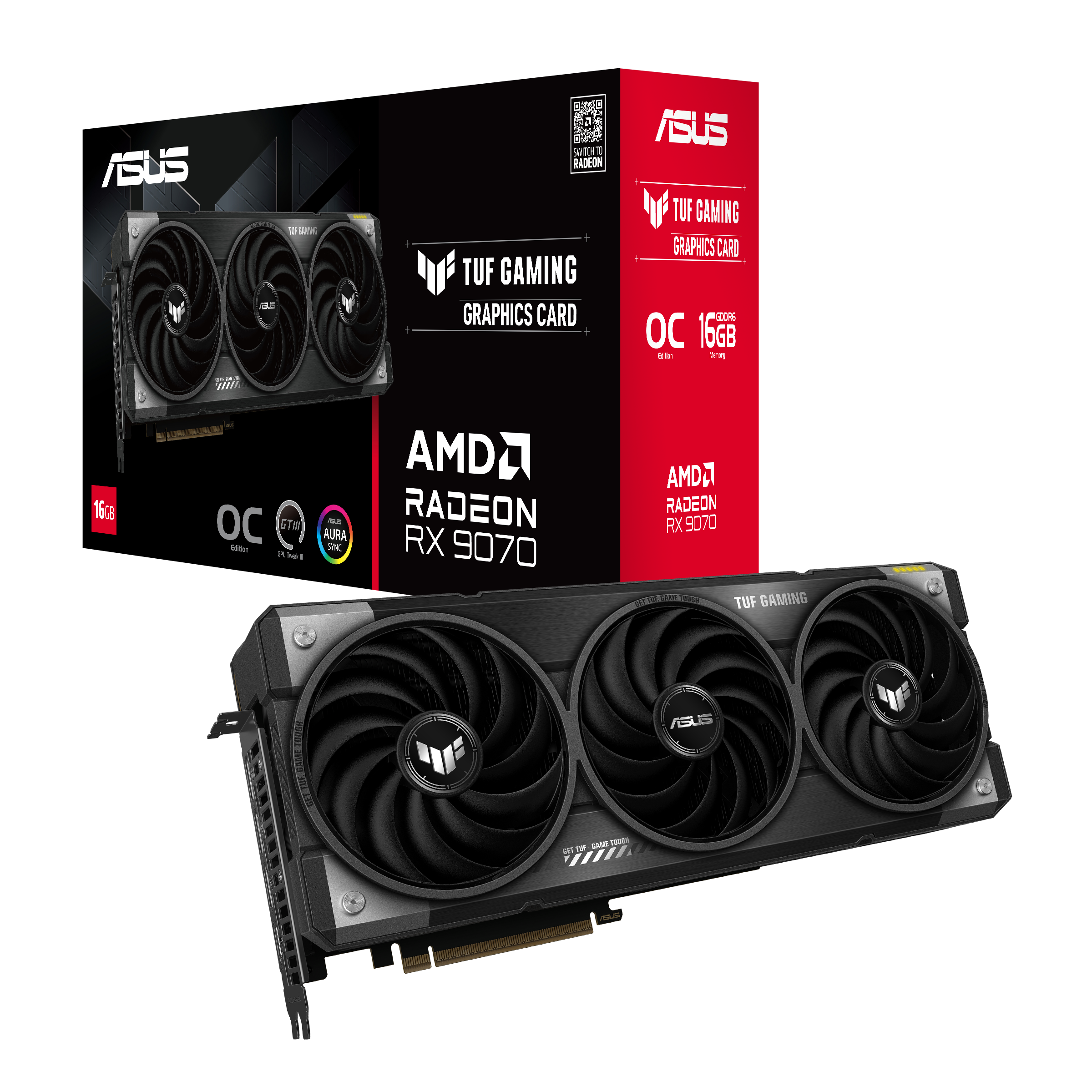 TUF GAMING RX9070 OC 16GB GDDR6