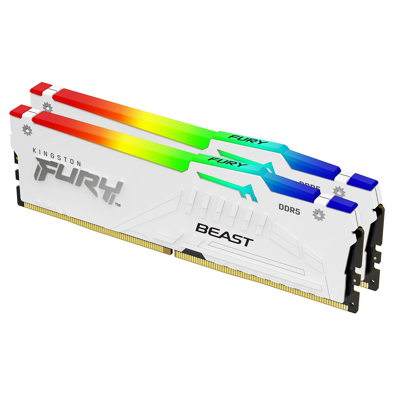 KINGSTON FURY BEAST WHITE RGB EXPO 32G(16G*2) DDR5 6000MT/S thumbnail 6