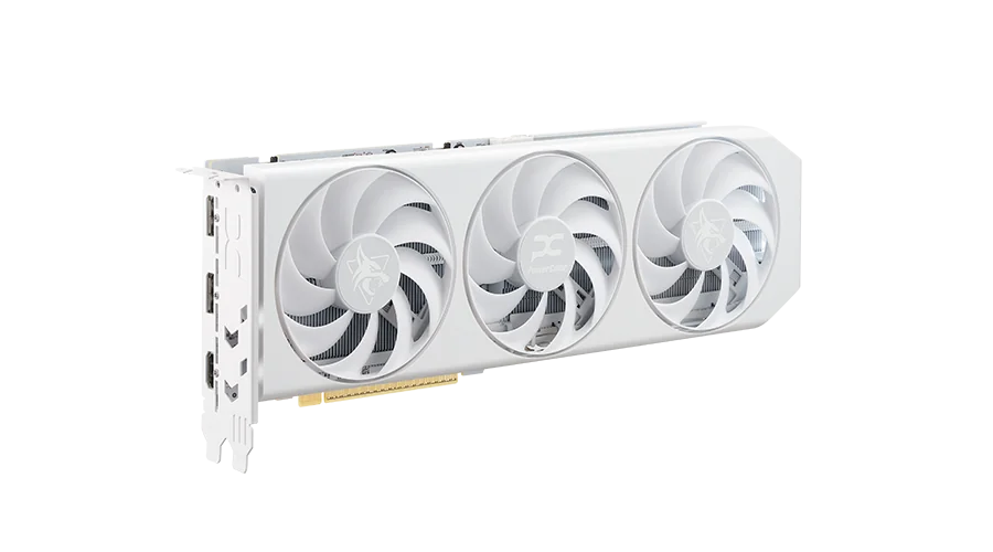 POWERCOLOR RX9060XT HELLHOUND 16GB GDDR6 WHITE thumbnail 2