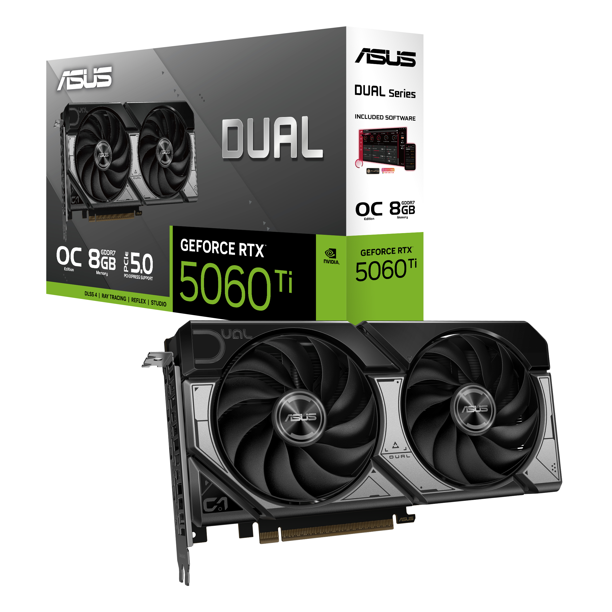 ASUS DUAL RTX5060TI OC 8GB GDDR7 thumbnail 8