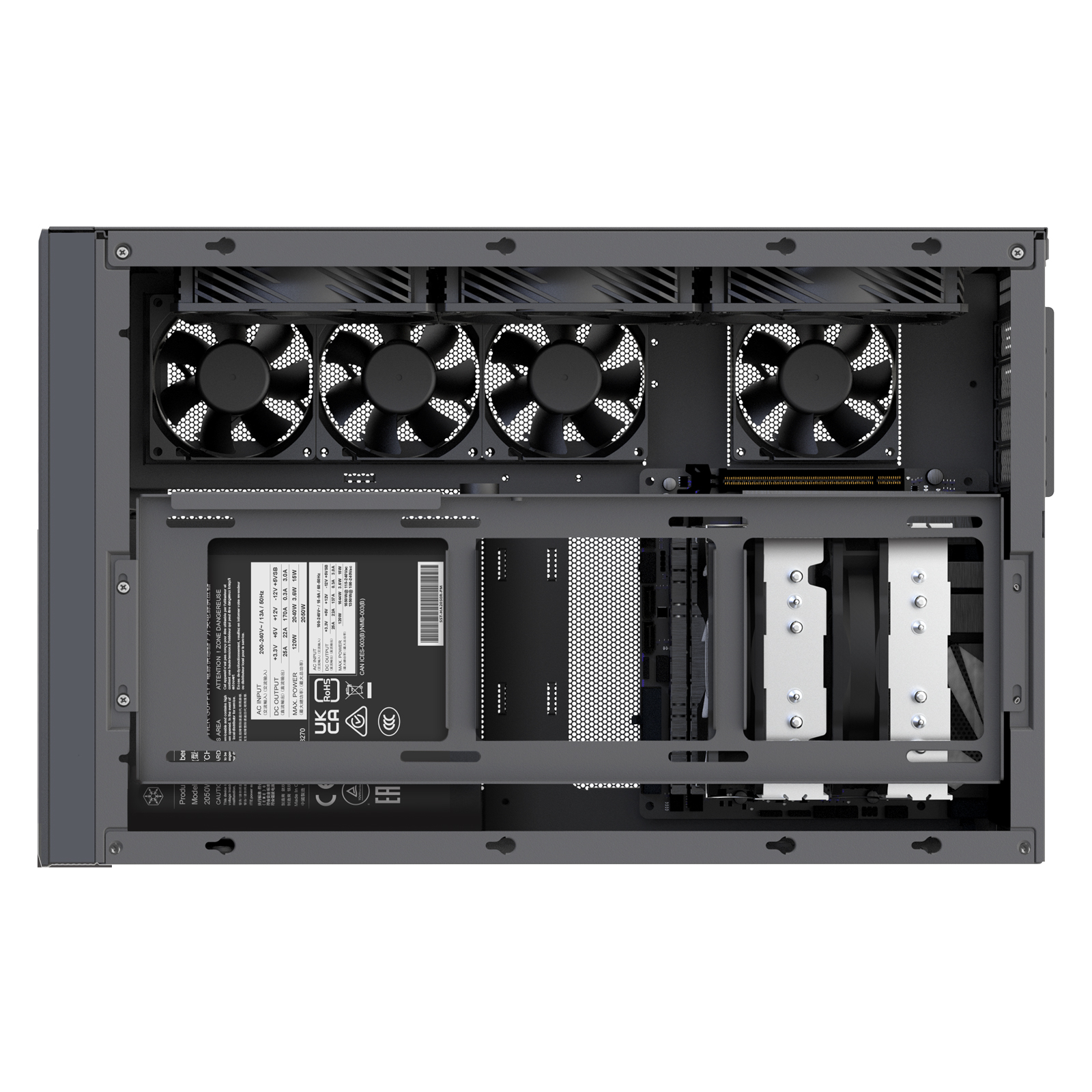 SILVERSTONE SUGO 17 M-ATX Case BLACK thumbnail 22