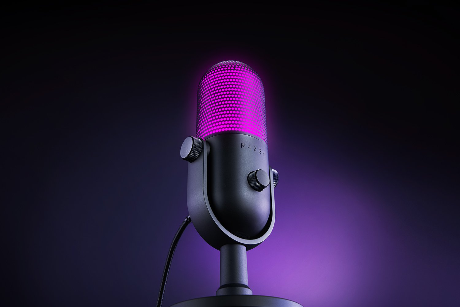 RAZER SEIREN V3 CHROMA 電容式麥克風 黑色 thumbnail 2