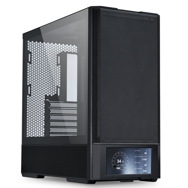 LANCOOL 207 DIGITAL MID TOWER CASE BLACK