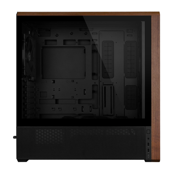 LIAN LI LANCOOL 217 WOODEN MID-TOWER CASE BLACK thumbnail 4