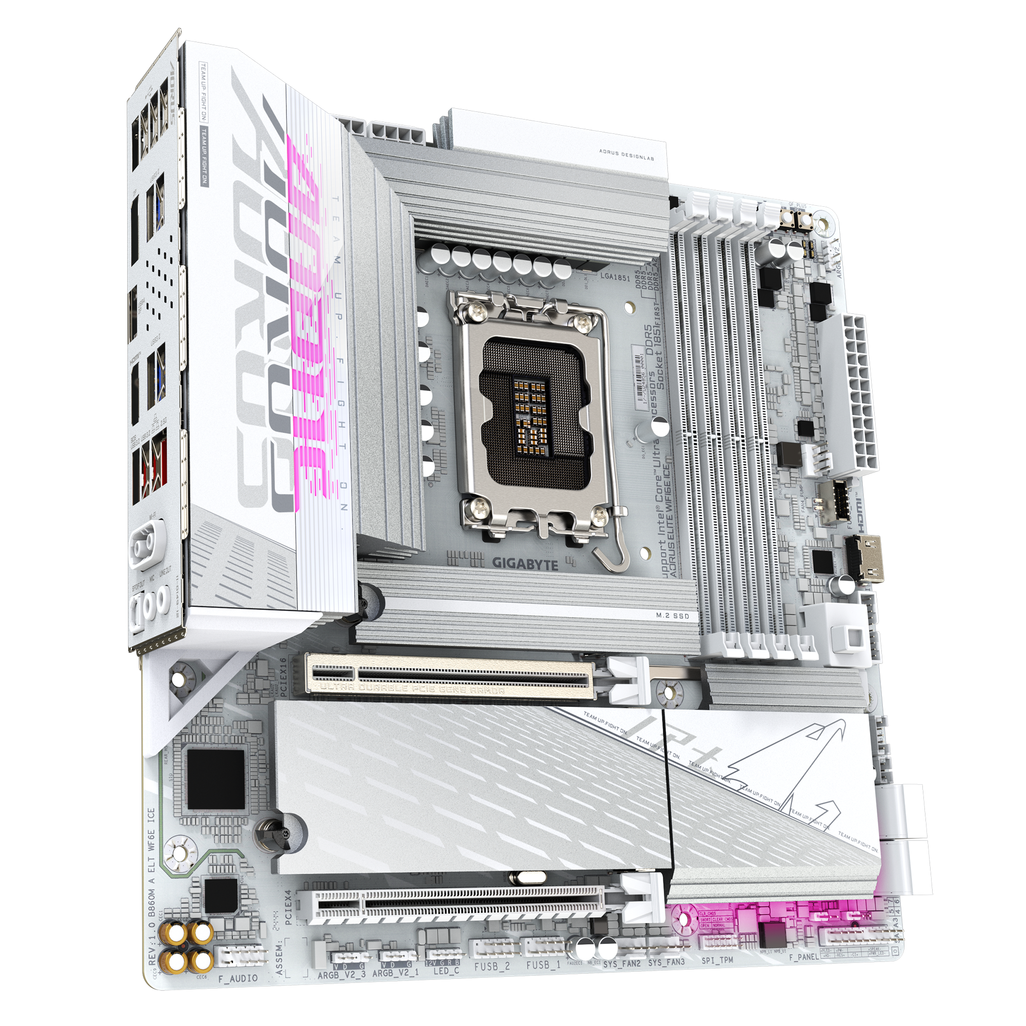 GIGABYTE B860M AORUS ELITE WIFI 6E ICE thumbnail 3