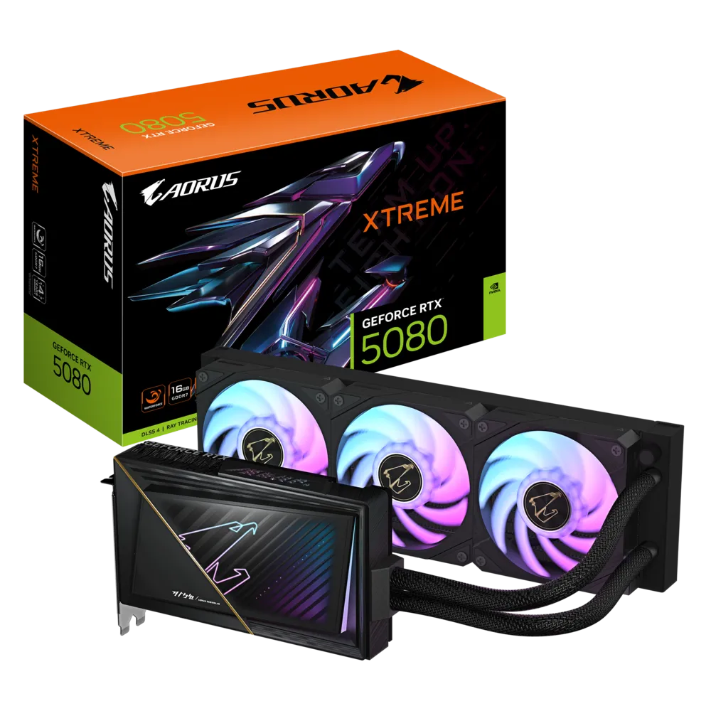 RTX5080 AORUS XTREME WATERFORCE 16GD GDDR7 thumbnail 3