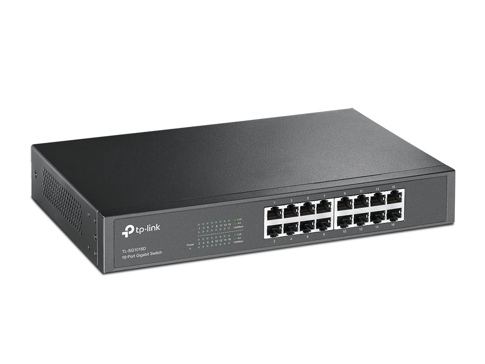 TL-SG1016D 16-PORT GIGA DESKTOP SWITCH