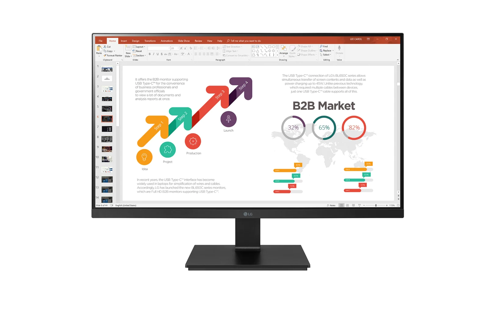 24BL650C-B 23.8" MONITOR