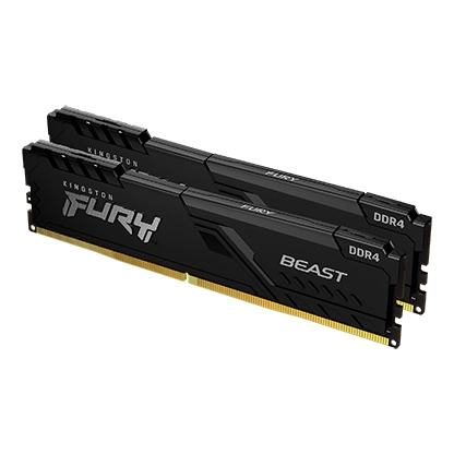 FURY BEAST 32G(16G*2) DDR4 3200 CL16 BK