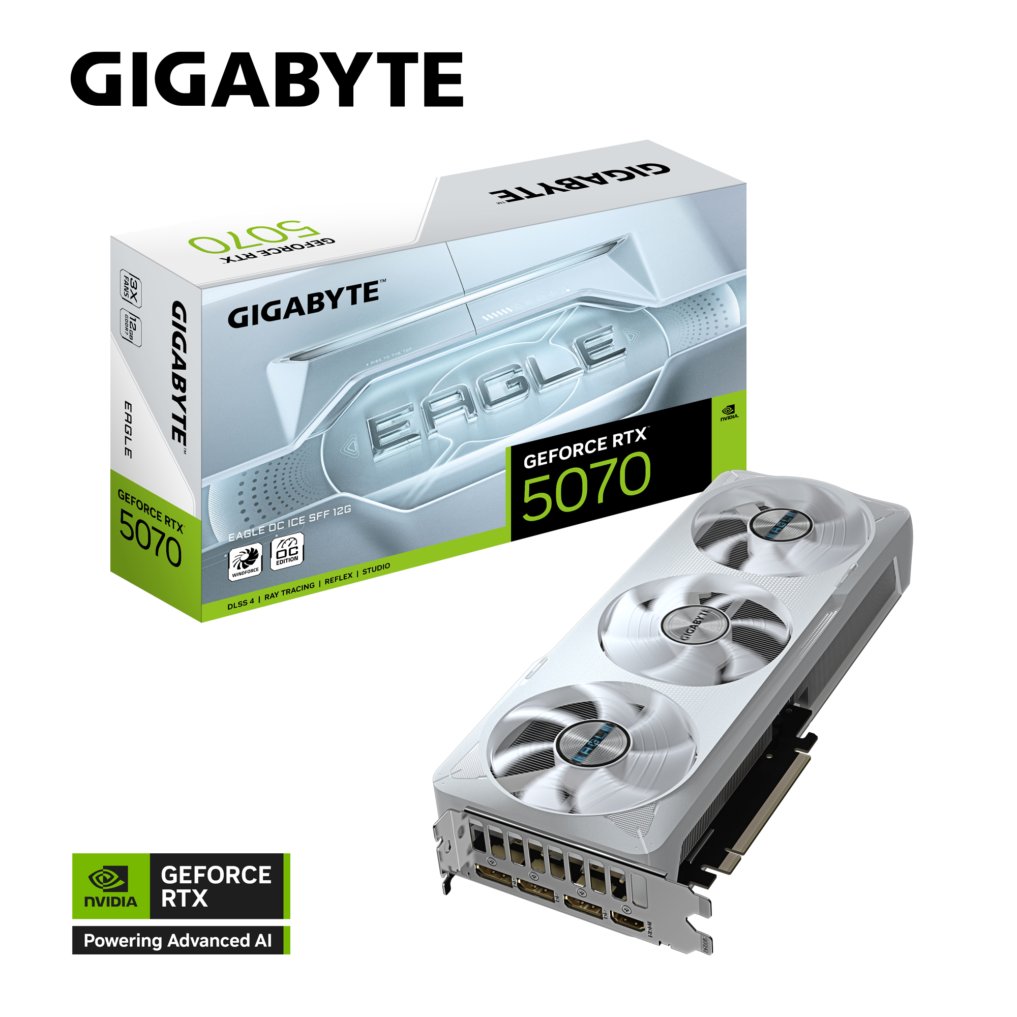 GIGABYTE RTX5070 EAGLE OC ICE 12GB GDDR7 thumbnail 11