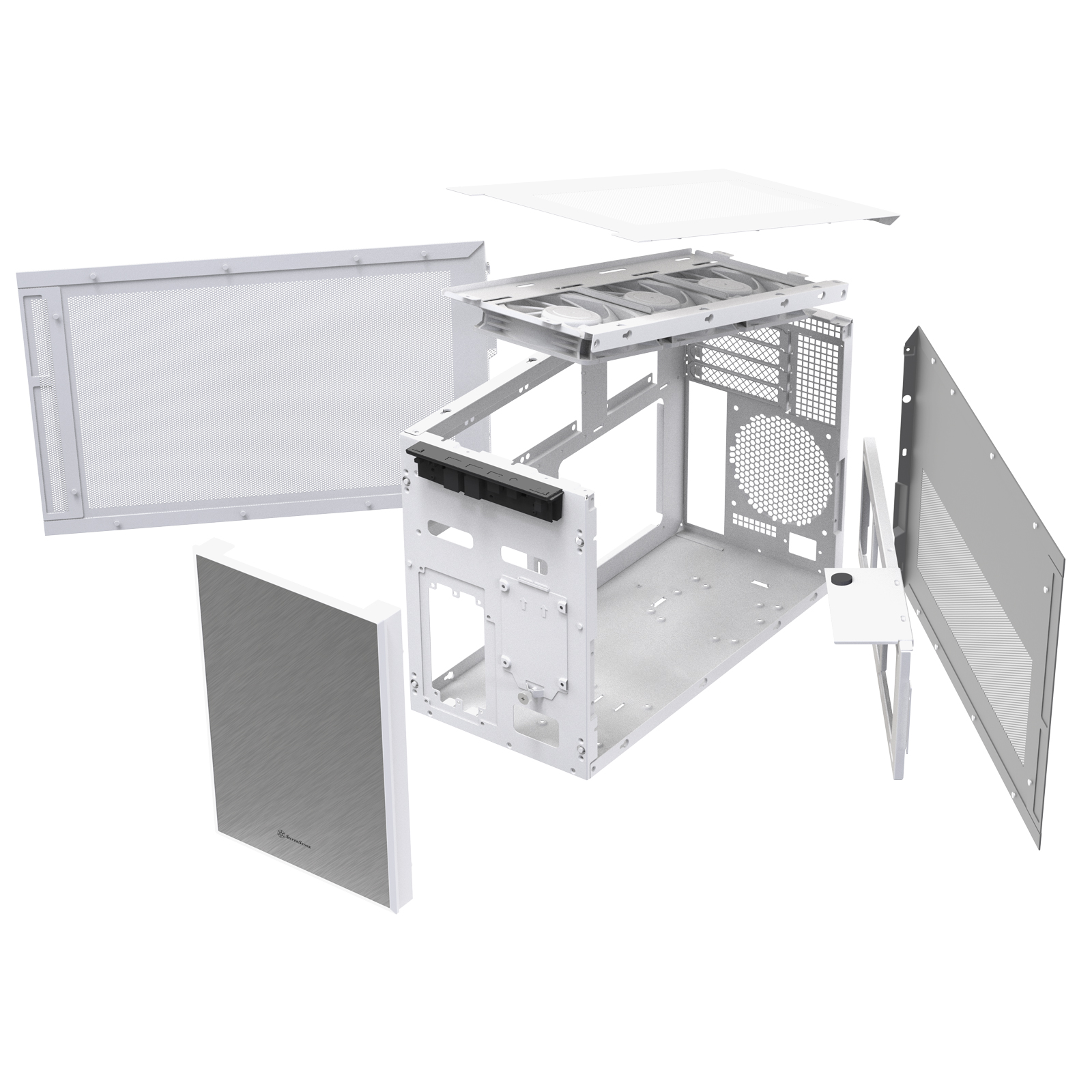 SILVERSTONE SUGO 17 M-ATX Case WHITE thumbnail 11
