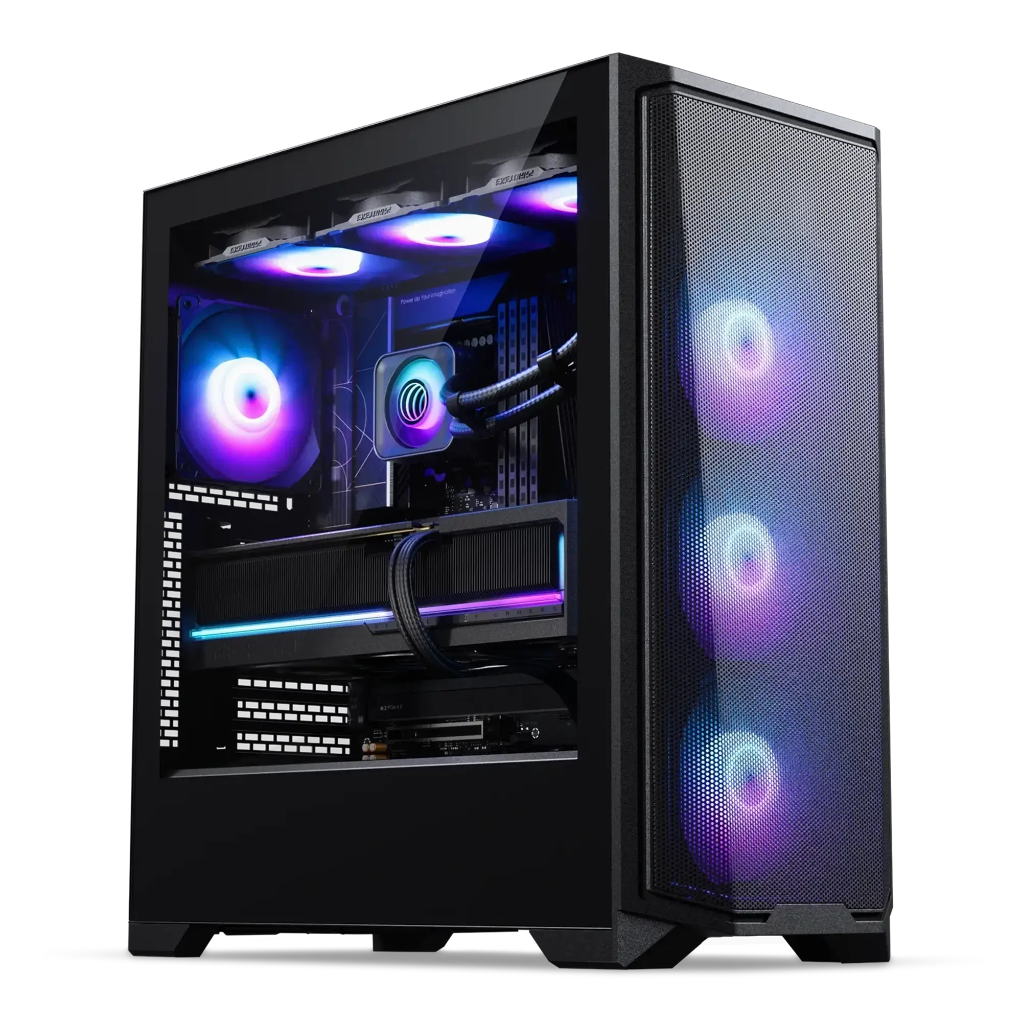 PHANTEKS ECLIPSE G370A DRGB MESH PANEL-TEMPERED GLASS BLACK thumbnail 6