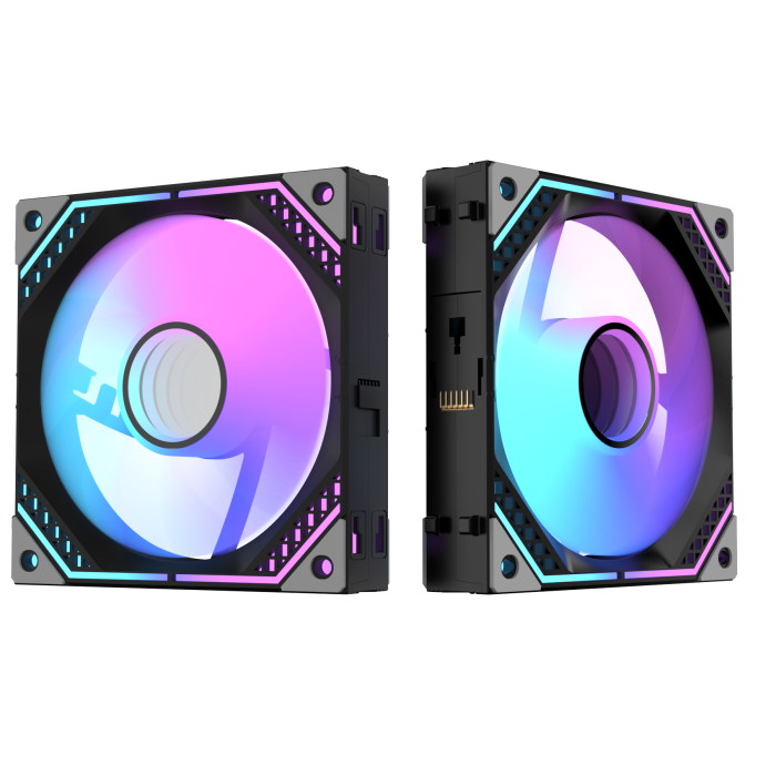 ALSEYE MIRROR 3 Packs INTERLOCKING FAN KIT BLACK thumbnail 3