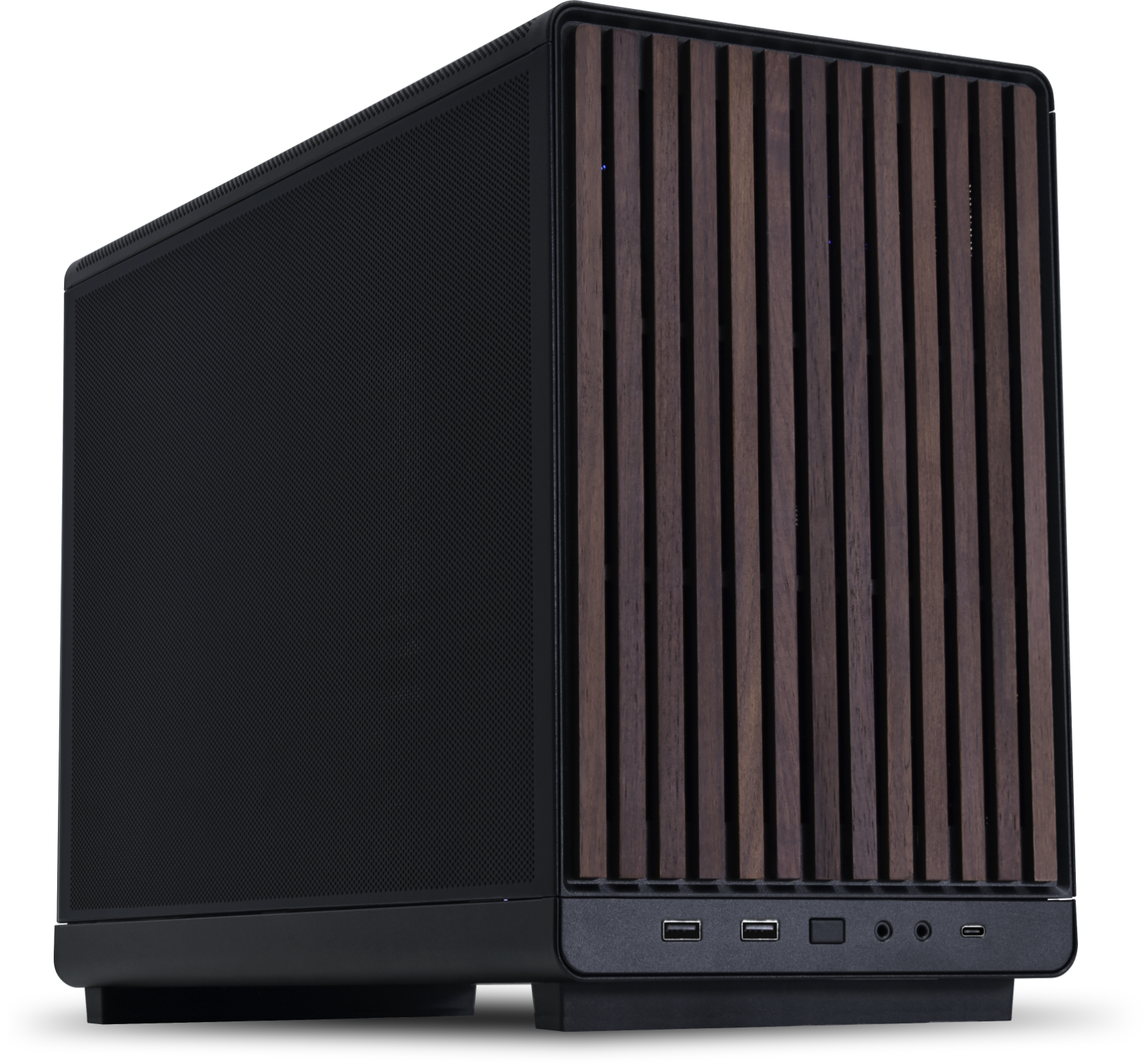 DAN CASE MAX/MINI ITX WOODEN BLACK