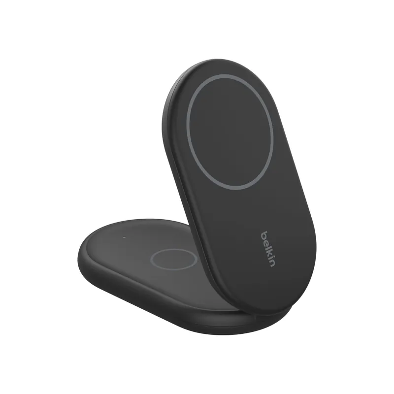 BELKIN BoostCharge2 合 1 Qi2 磁力可摺疊無線充電器 15W 黑 thumbnail 3